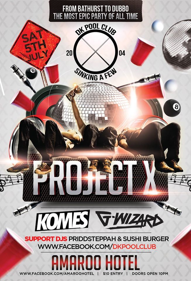 Project X Party Flyer