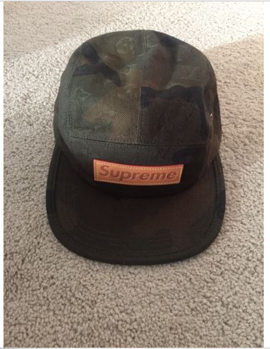supreme x louis vuitton cap