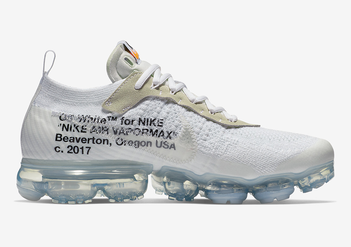NIKE AIR VAPORMAX OFF WHITE BLACK WHITE Shopee