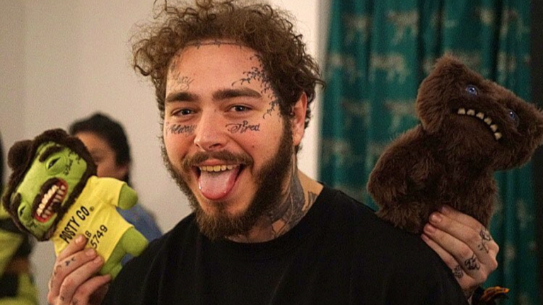 Post Malone Selling Stuffed Animal